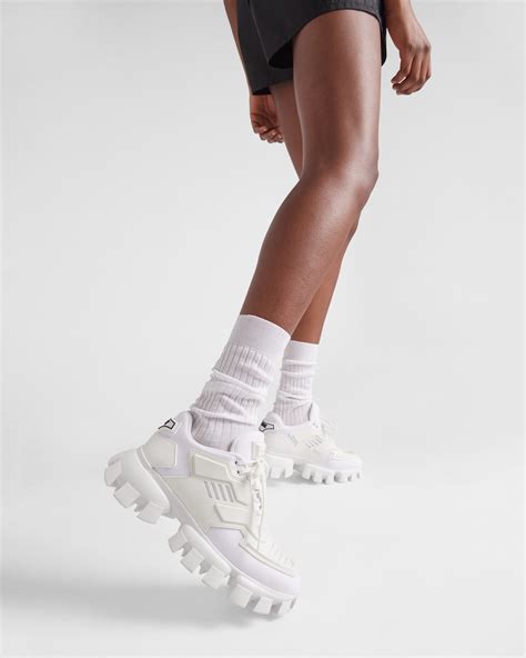 prada cloudbust thunder knit white|prada cloudbust sneakers.